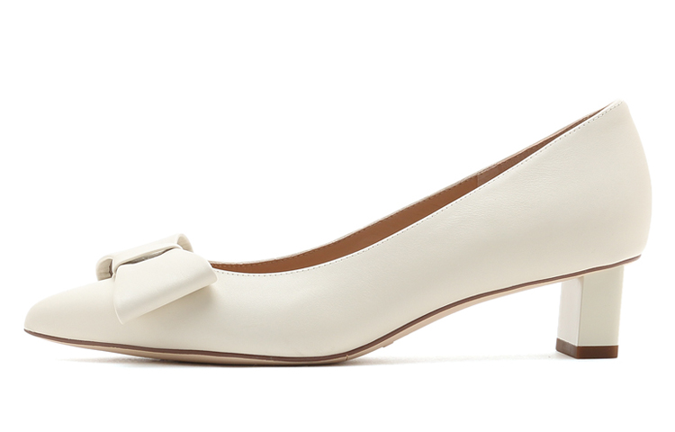 Buy (W) 思加图高跟鞋“米色蝴蝶结” SZPEBD06DD1CQ1