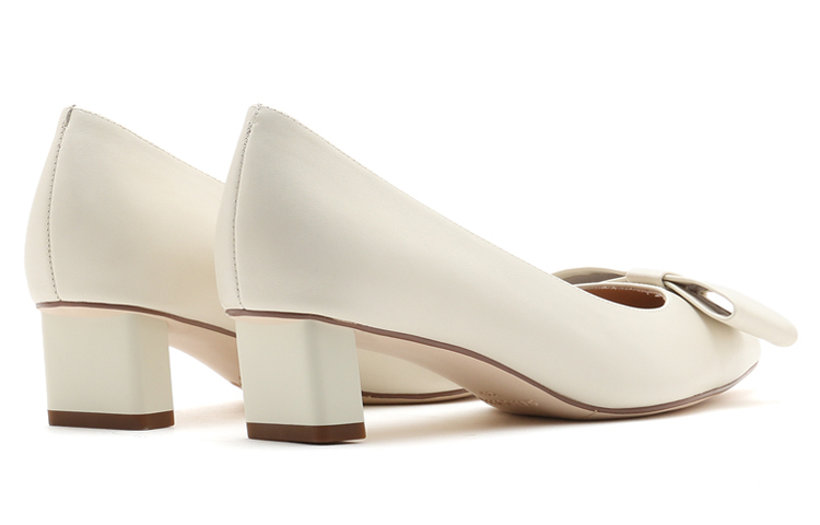 Shop (W) 思加图高跟鞋“米色蝴蝶结” SZPEBD06DD1CQ1