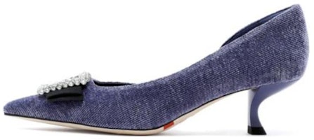 (Women) Staccato High Heels 'Sea Lily Rhinestone Elegant Saphire' EDK53CQ3 (Women) Staccato High Heels 'Sea Lily Rhinestone Elegant Saphire' EDK53CQ3