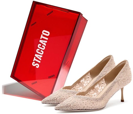 (W) (女性用)スタッカートハイヒール「スターライトフェアリーレース」ED379CQ3 ED379CQ3 6