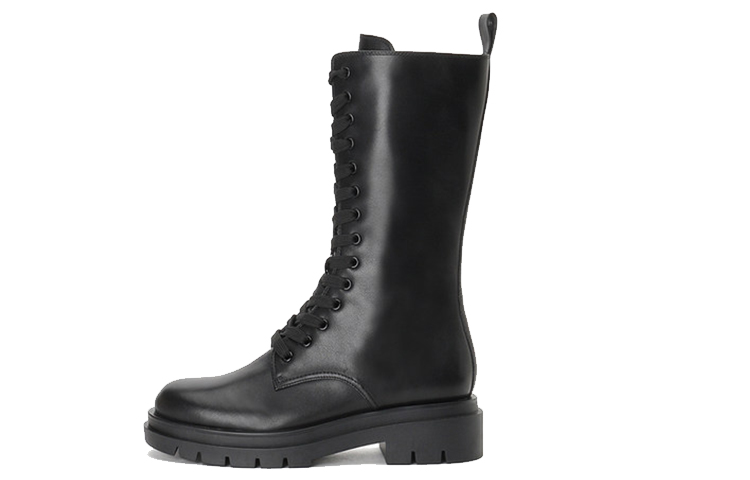 (Women) Staccato Ins 'Trendy Slim Tall Martin Boots Black' SZP9YJ03DU1DS0