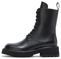 (Women) Staccato Lace-Up British Style Chunky Heel Martens Boots 'Black' SE6D9177DU1DZ0 (Women) Staccato Lace-Up British Style Chunky Heel Martens Boots 'Black' SE6D9177DU1DZ0