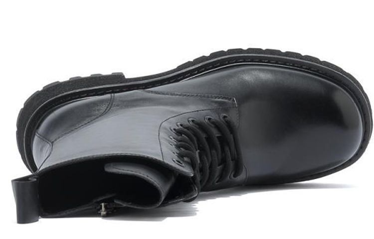 (W) Staccato Lace-Up British Style Chunky Heel Martens Boots 'Black' 圖 4