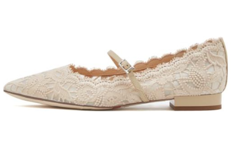 (Women) Staccato Lace Mary Jane Pointed Flats 'French Elegance' 9A904AQ3