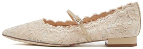 (Women) Staccato Lace Mary Jane Pointed Flats 'French Elegance' 9A904AQ3 (Women) Staccato Lace Mary Jane Pointed Flats 'French Elegance' 9A904AQ3