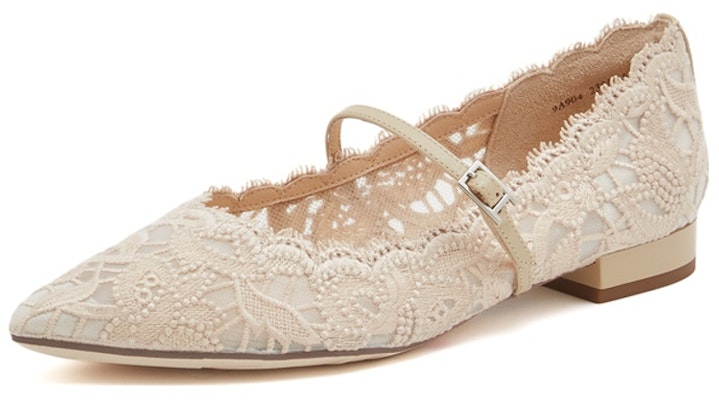 (W) Flat Kasut Runcing Staccato Lace Mary Jane 'Keanggunan Perancis' 9A904AQ3 Order (W) Flat Kasut Runcing Staccato Lace Mary Jane 'Keanggunan Perancis' 9A904AQ3