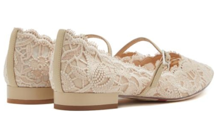 (W) Staccato Lace Mary Jane Pointed Flats 'French Elegance' 圖 4