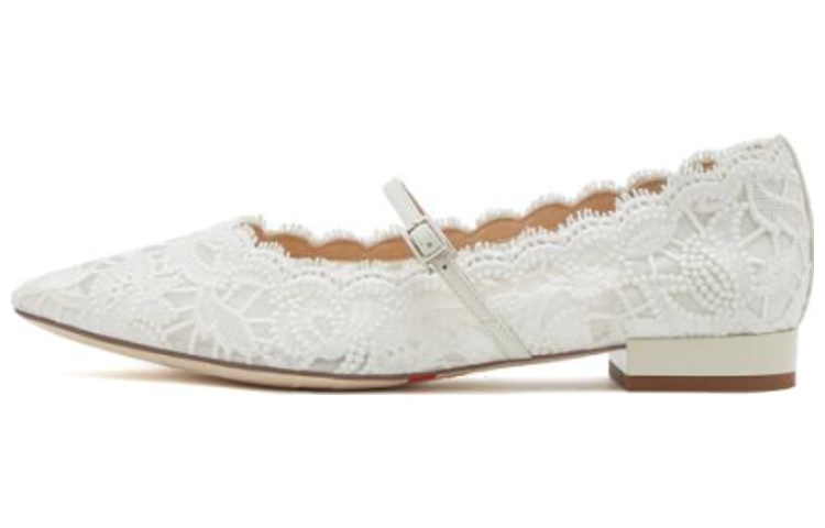 (W) Staccato Lace Mary Jane Pointed Flats 'French Elegance' 圖 6