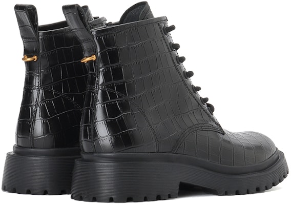 (Women) Staccato Leather 'Black Velvet-Lined Chunky Martin Boots' 9VL04DD1 Shop (Women) Staccato Leather 'Black Velvet-Lined Chunky Martin Boots' 9VL04DD1