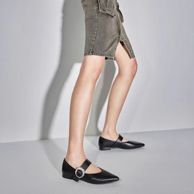 思加图Staccato 皮革 仙女風尖頭平底 女士休閒單鞋 女款 Purchase 思加图Staccato 皮革 仙女風尖頭平底 女士休閒單鞋 女款