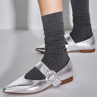 (Women) Staccato Leather 'Fairy Style Pointed Flats' S2861CQ3 2