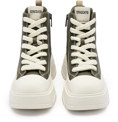 思加图staccato 頭層牛皮 時尚休閒 短筒 馬丁靴 7.5cm 女款 5