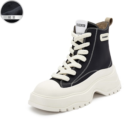 (W) 스타카토 가죽 앵클 패션 부츠 (Staccato Gageo Aengkeul Paesyeon Butseu) S2858DD3 12