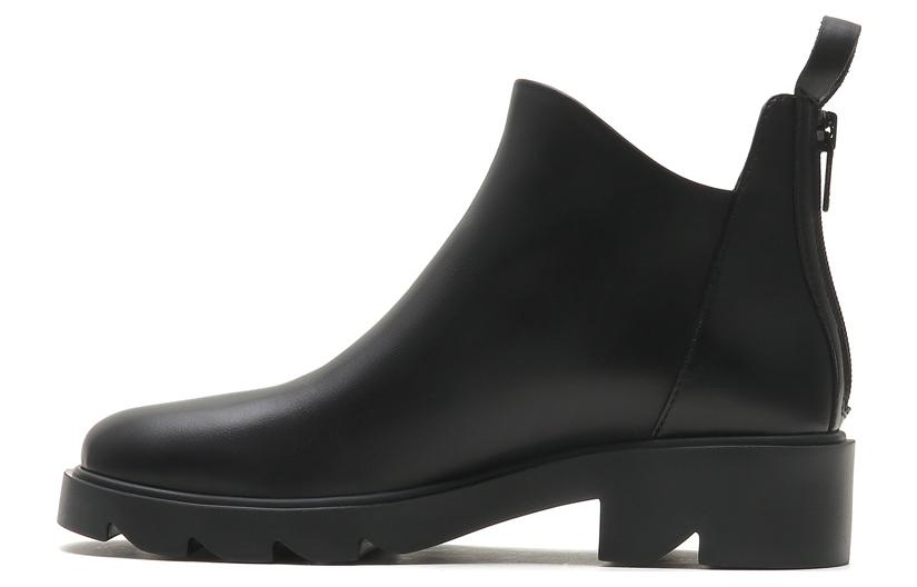 (W) Staccato Leather Ankle Boot 'British Style Chunky Heel'