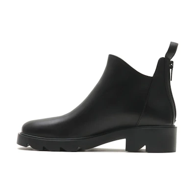 (W) Staccato Leather Ankle Boot 'British Style Chunky Heel'
