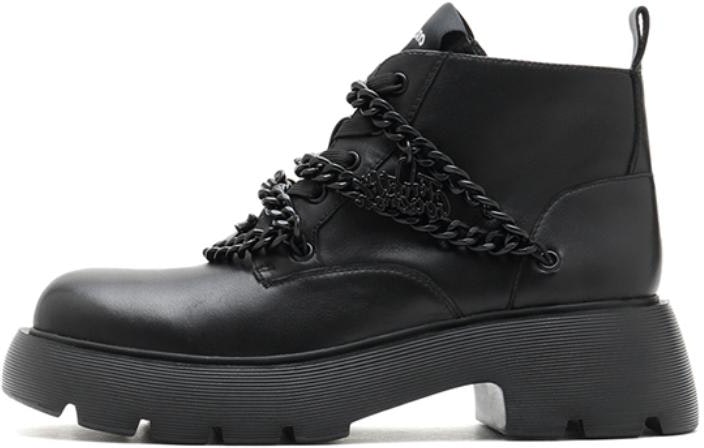 women-staccato-leather-ankle-boot-outdoor-casual-black-ebv-09-cd-1