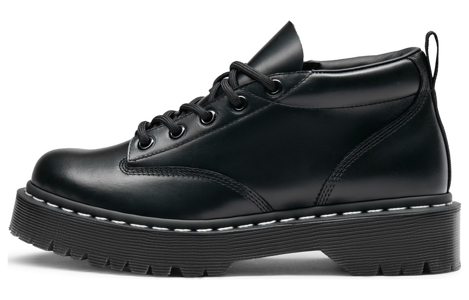 (Women) Staccato Leather Ankle Martin Boots 'Gentleman Black' S2101CD3