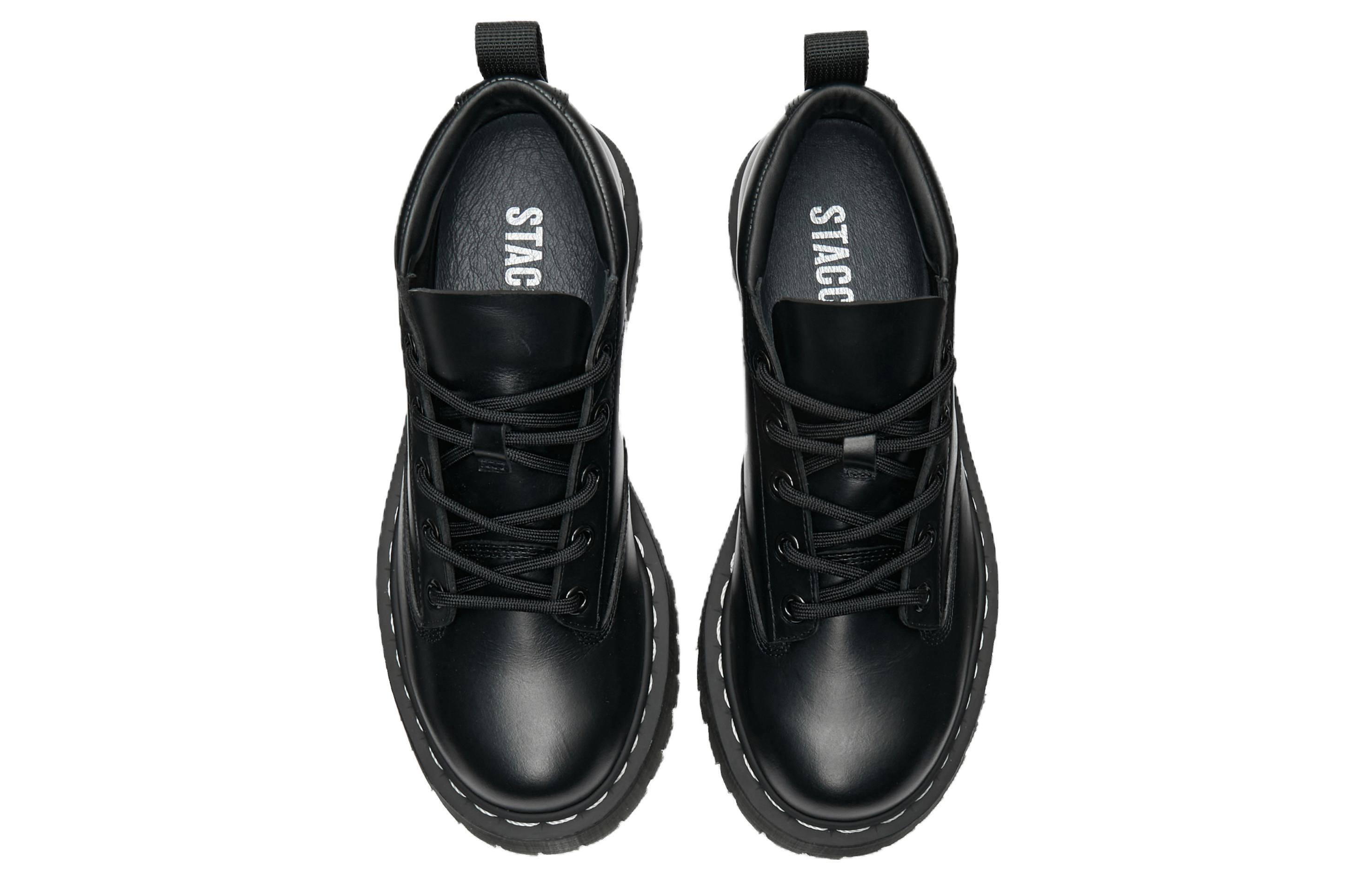 Lookbook (W) Staccato Sepatu Boots Kulit Pergelangan 'Gentleman Black' Pria S2101CD3