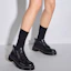 Purchase (W) Staccato Sepatu Boots Kulit Pergelangan 'Gentleman Black' Pria S2101CD3
