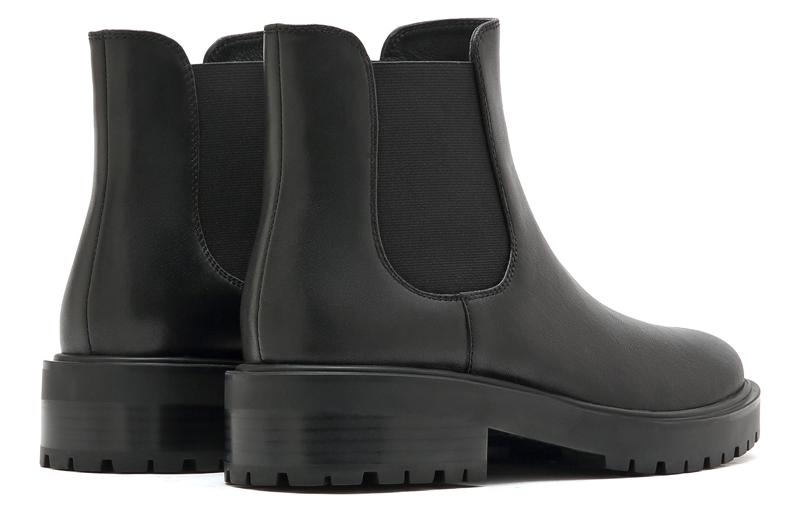 Purchase (W) Staccato Kulit Hitam 'Sepatu Chelsea British Round Toe' EFO03DD2