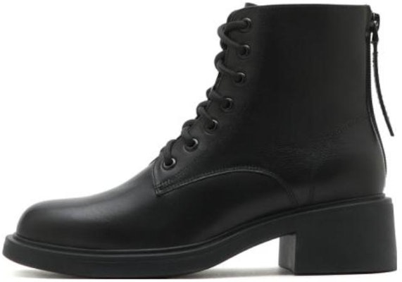 (Women) Staccato Leather Black 'British Style Chunky Heel Round Toe Ankle Martin Boots' H8932DD2 Buy (Women) Staccato Leather Black 'British Style Chunky Heel Round Toe Ankle Martin Boots' H8932DD2