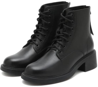 (W) Staccato Boots Martin Tumit Chunky Hitam Bergaya Inggris dengan Ujung Bulat Kulit H8932DD2 Lookbook (W) Staccato Boots Martin Tumit Chunky Hitam Bergaya Inggris dengan Ujung Bulat Kulit H8932DD2