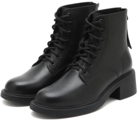 (Women) Staccato Leather Black 'British Style Chunky Heel Round Toe Ankle Martin Boots' H8932DD2 Lookbook (Women) Staccato Leather Black 'British Style Chunky Heel Round Toe Ankle Martin Boots' H8932DD2