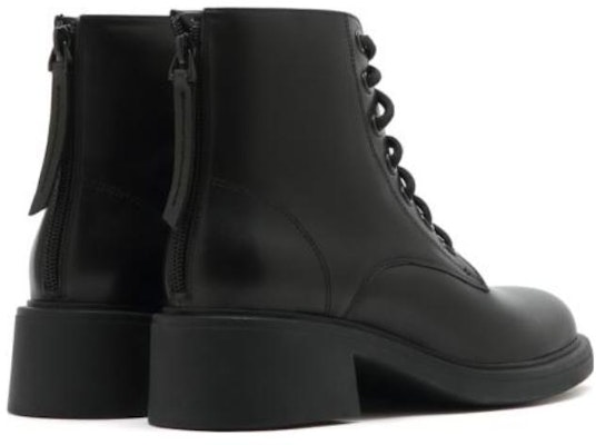 (Women) Staccato Leather Black 'British Style Chunky Heel Round Toe Ankle Martin Boots' H8932DD2 Shop (Women) Staccato Leather Black 'British Style Chunky Heel Round Toe Ankle Martin Boots' H8932DD2