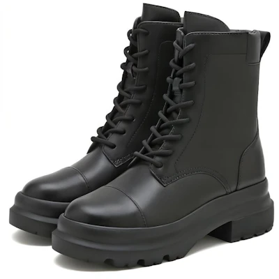 (W) Staccato Sepatu Kulit Hitam 'Martin Pendek Gaya Inggris' EF309DZ2 Lookbook (W) Staccato Sepatu Kulit Hitam 'Martin Pendek Gaya Inggris' EF309DZ2