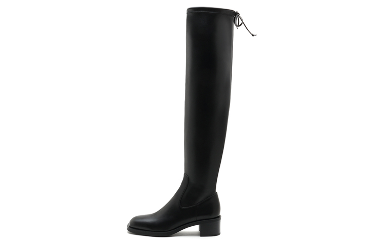 (Women) Staccato Leather Boots 'Black' 'Sweet Cool High-Top' SZPEC507DU1DC1