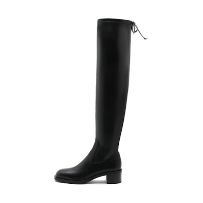 (W) Staccato Leather Boots 'Black' 'Sweet Cool High-Top'