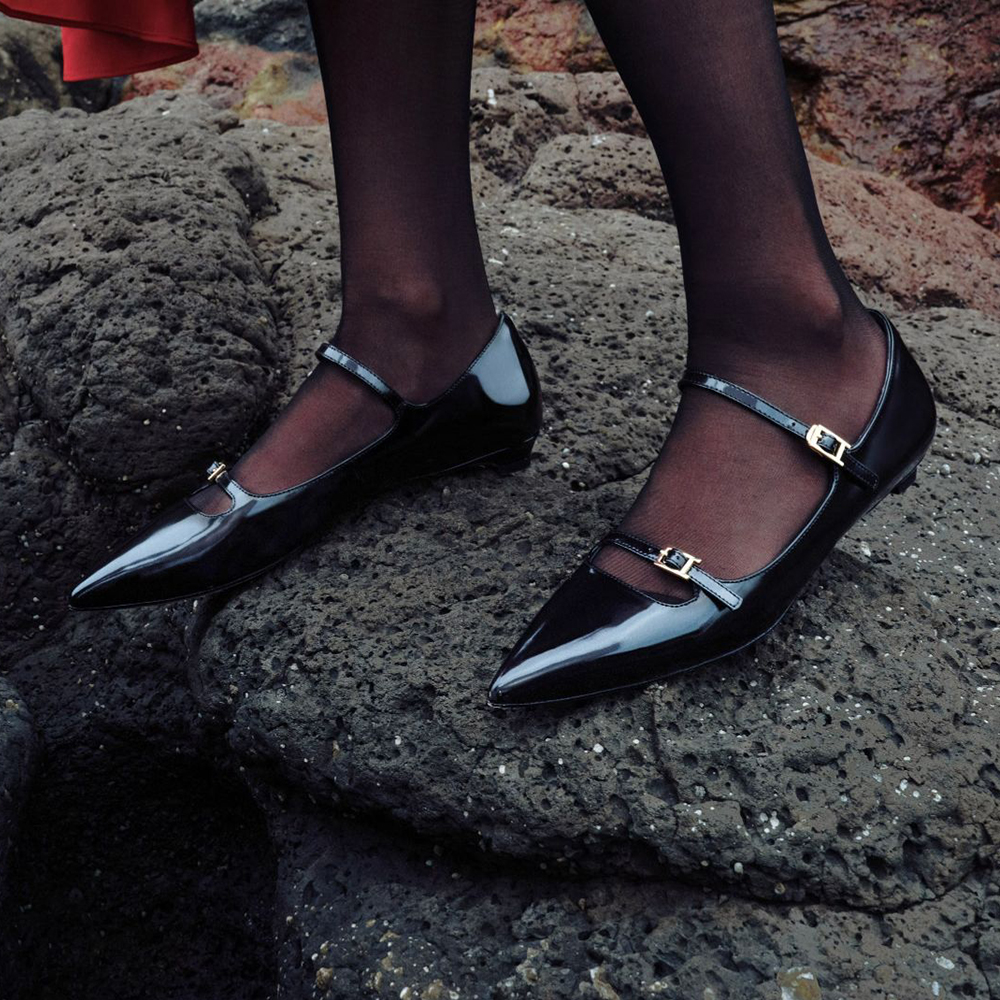 (W) Staccato Leather Casual Flats 'French Versatile Pointed Toe' 圖 6