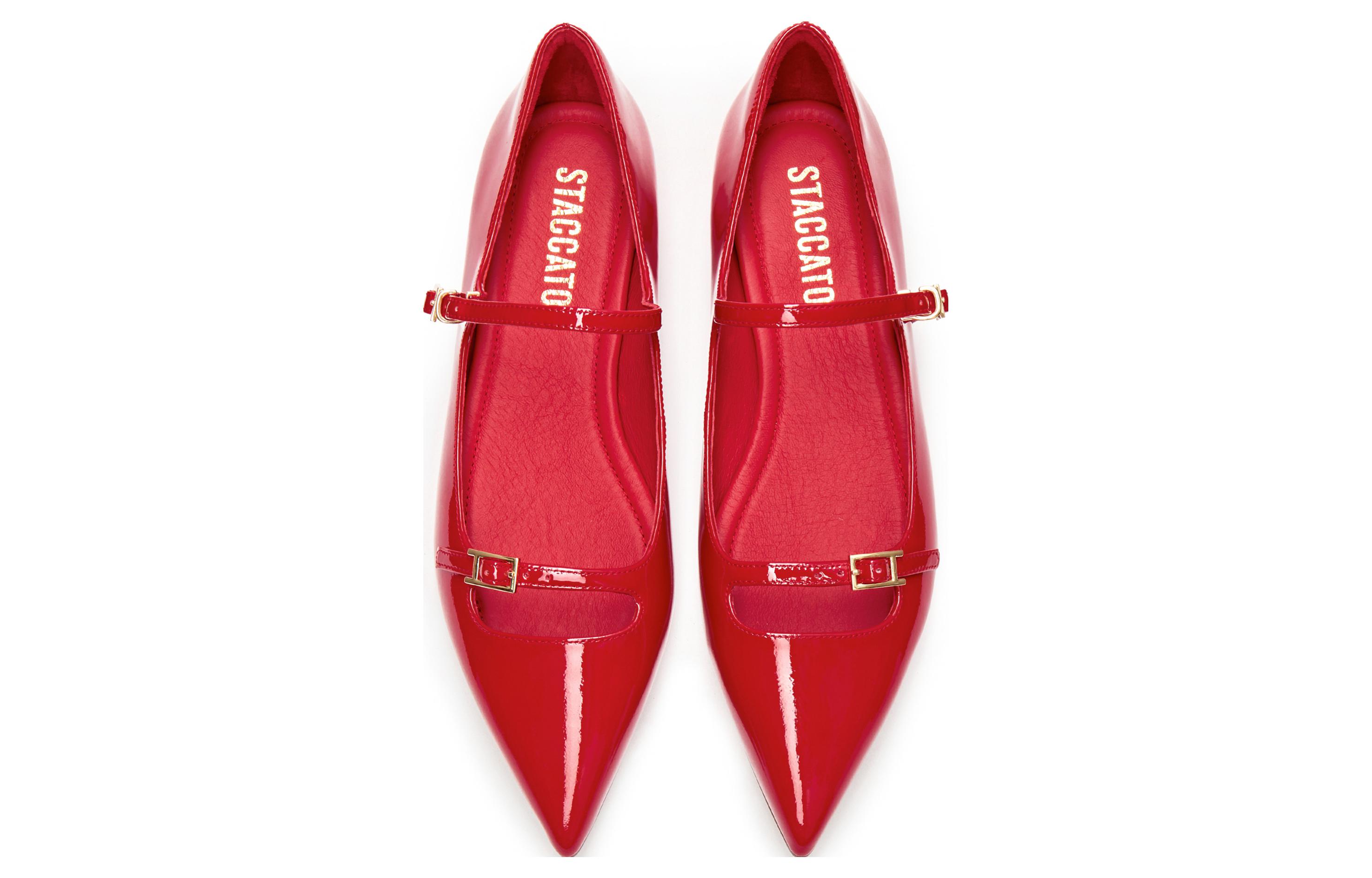 (W) Staccato Leather Casual Flats 'French Versatile Pointed Toe' 圖 10