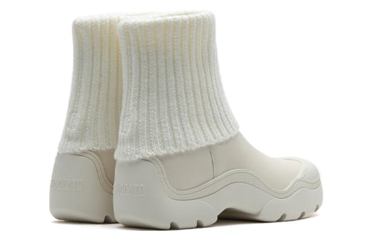 (W) Staccato Leather Casual Round Toe Thick Sole Ankle Boot 'Black' 圖 6