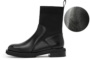 (W) Staccato Sepatu Bot Chelsea Kulit 'Gaya British' EOQ10DZ3 5