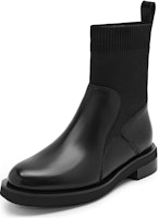 (W) Staccato Sepatu Bot Chelsea Kulit 'Gaya British' EOQ10DZ3 6