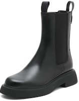 (W) 스태카토 가죽 첼시부츠 (두툼굽 미드컷) EFV04DZ2 Lookbook (W) 스태카토 가죽 첼시부츠 (두툼굽 미드컷) EFV04DZ2