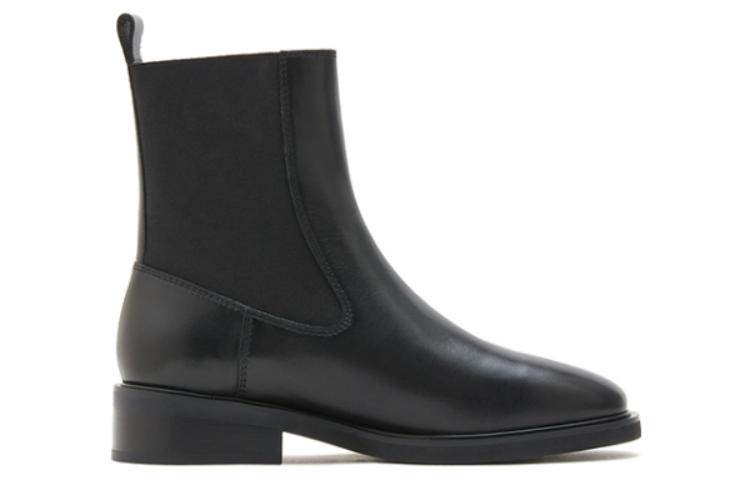 (W) Staccato Leather Chelsea Boot 'Fashion Solid Color Commuter Block Heel' 圖 2