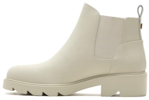 (Women) Staccato Leather Chunky Heel 'Cream Ankle Boot' EEY05DD2 (Women) Staccato Leather Chunky Heel 'Cream Ankle Boot' EEY05DD2
