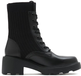 (W) 思加图 皮革弹性中筒马丁靴 '黑色舒适保暖' EEZ10DZ2 Order (W) 思加图 皮革弹性中筒马丁靴 '黑色舒适保暖' EEZ10DZ2