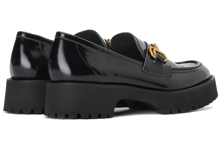 (W) Staccato Leather Fashion Loafers 'Black' 圖 5