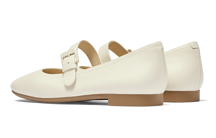(W) Staccato Leather Fashion Versatile Casual Shoes 'White' 圖 3