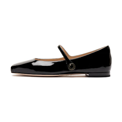(W) Staccato Leather Flat 'French CMFT Casual'