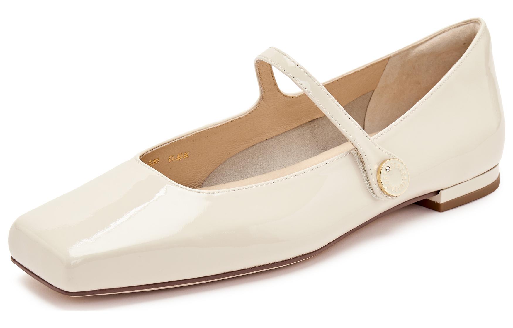 Sizing (W) 스타카토 가죽 플랫 (프렌치 캐주얼) 9UR52CQ3