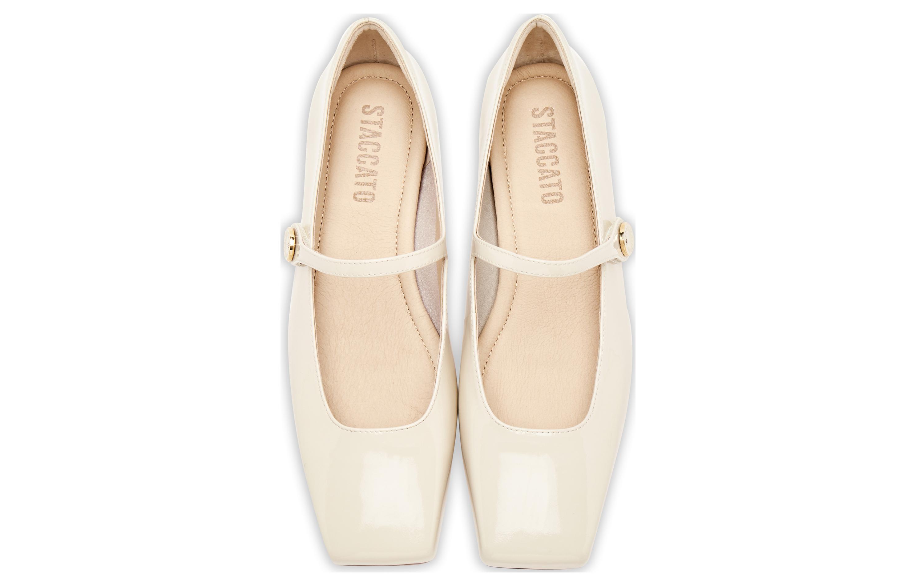 Cheap (W) 스타카토 가죽 플랫 (프렌치 캐주얼) 9UR52CQ3