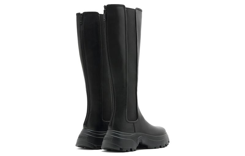 (W) Staccato Leather High-Top Boots 'Chic Thick Sole' 圖 10