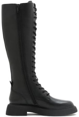 (Women) Staccato Leather High-Top Boots 'Trendy Cool Rider Platform' EFV07DG2 Order (Women) Staccato Leather High-Top Boots 'Trendy Cool Rider Platform' EFV07DG2