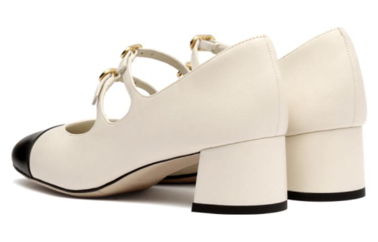 Shop (W) 스타카토 가죽 5cm 힐 "프렌치 클래식" EQE01CQ3