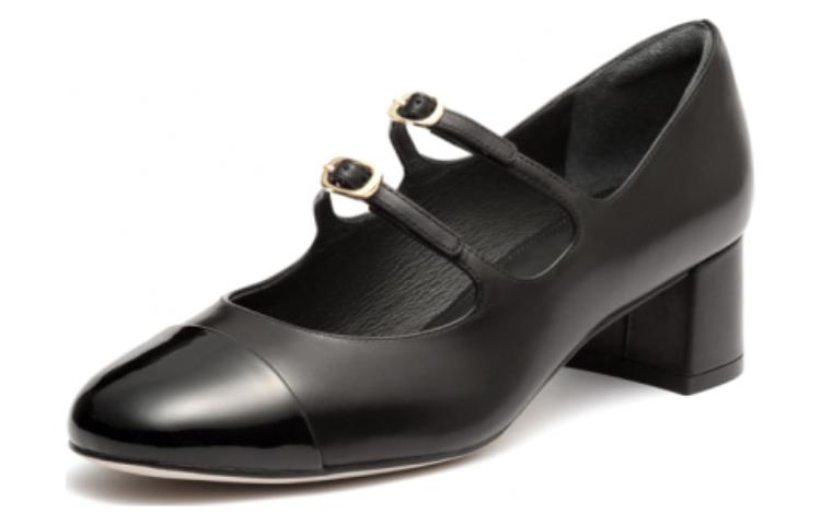 Sizing (W) 스타카토 가죽 5cm 힐 "프렌치 클래식" EQE01CQ3