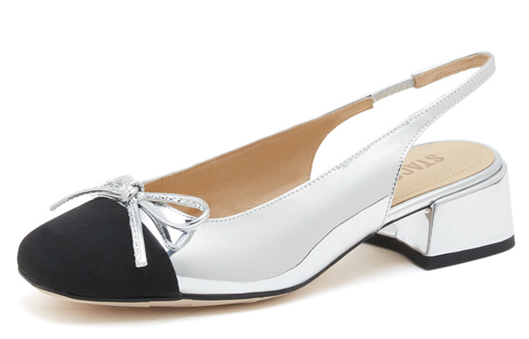 (W) Staccato Leather High Heels 'Cute Bow Chunky Heel' 圖 6